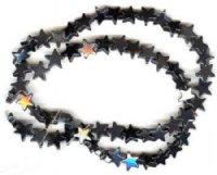16 inch strand of 8mm Hematite Star Beads